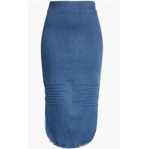 NEW FRANK & EILEEN Donegal Unforgettable 1977 Medium Denim Wash Skirt 4 $268